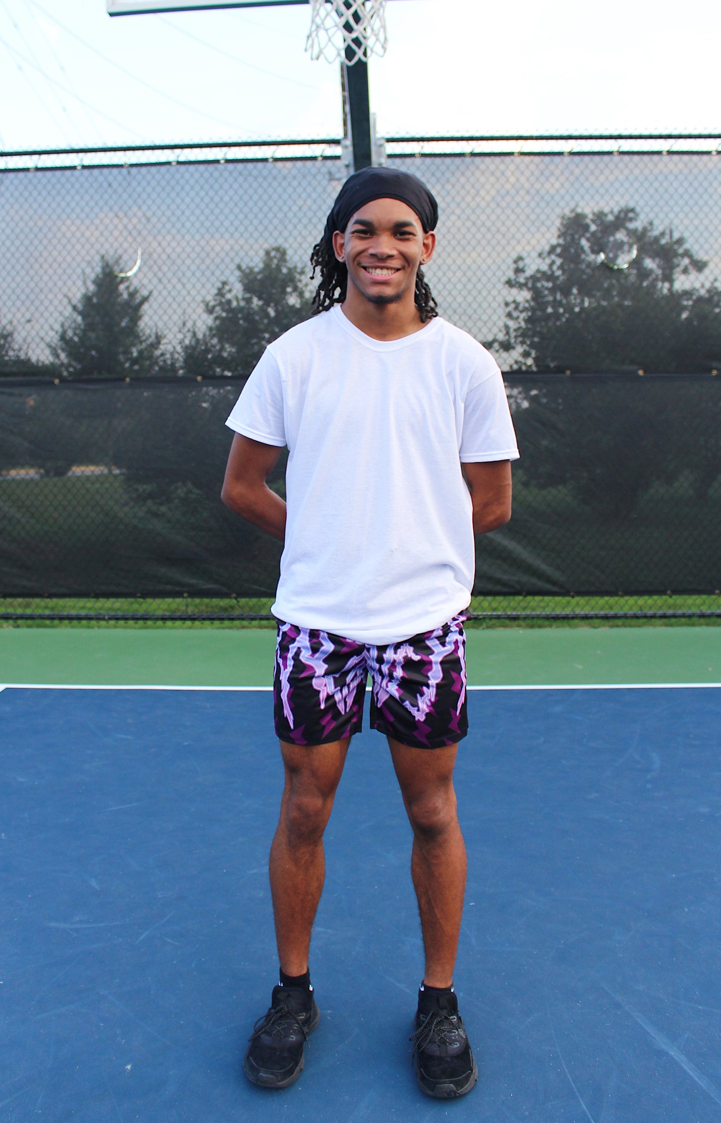 "RAD!CAL Purple Lightning Shorts"
