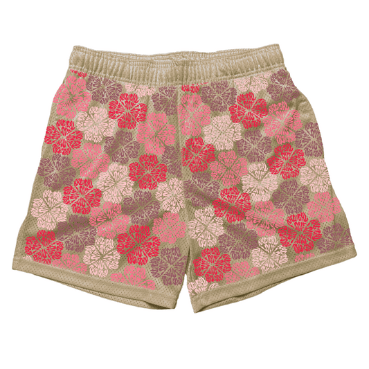 "RAD!CAL Flowers Mesh Shorts"