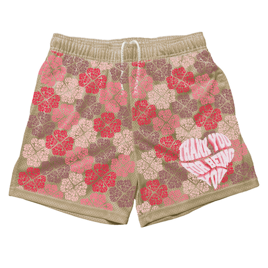 "RAD!CAL Flowers Mesh Shorts"