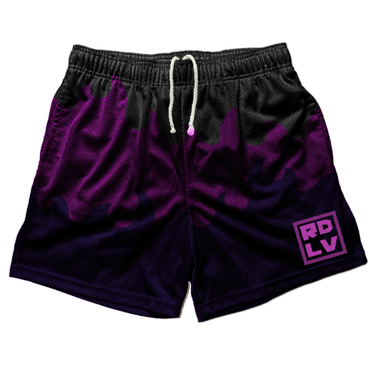 "RAD!CAL Purple Flame Shorts"