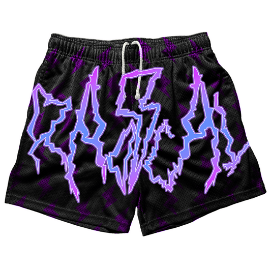 "RAD!CAL Purple Lightning Shorts"